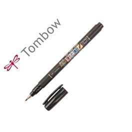 Tombow Fudenosuke Rotulador Caligrafía Punta Elástica Blanda Negro Precio: 2.59000016. SKU: B1464QQQMC