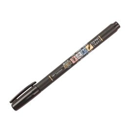 Rotulador Tombow Fudenosuke Tinta Base De Agua Punta Pincel Dura Estuche De 10 Unidades Colores Surtidos