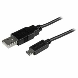 Cable USB a Micro USB Startech USBAUB2MBK Negro