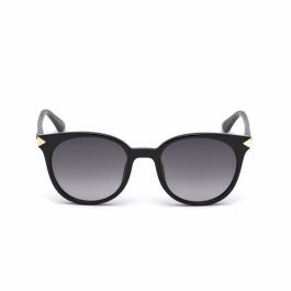 Guess GU7550 01B Gafas de Sol para Mujer, Montura Redonda Negra Brillante, Cristales Ahumados, 52mm Lente, 140mm Patilla Precio: 53.49999996. SKU: B1JKFV6ESJ