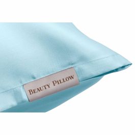 Beauty Pillow #old blue Funda de Almohada Satén Sedoso Lujoso, Cuidado Piel Antiarrugas y Cabello Antienredos 60x70 cm 1 pieza