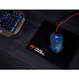 Pack Alfombrilla + Raton Optico Trust Gaming Gxt783 Izza Mouse & Pad 2400 Dpi 6 Botones