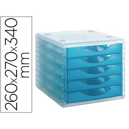 Archivador Modular Archivo 2000 ArchivoTec Serie 4000 5 cajones Din A4 Azul 34 x 27 x 26 cm Precio: 43.58999953. SKU: S8401208