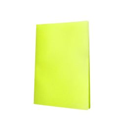 Carpeta Liderpapel Escaparate 80 Fundas Polipropileno Din A4 Amarillo Fluor Opaco