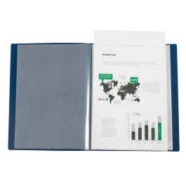 Carpeta Liderpapel 80 Fundas Canguro Pp Din A4 Azul Translucido Portada Y Lomo Personalizable Precio: 6.50000021. SKU: B18AA4B6WW