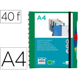 Carpeta Liderpapel A4 Con 40 Fundas Intercambiables 5 Sep Sobre Y Gomilla Portada Y Lomo Personalizable Verde Precio: 7.865000254099999. SKU: B1J4R74N68