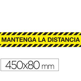 Cinta Adhesiva De Señalizacion Mantenga La Distancia De Seguridad Pvc 165 Mc 450x80 mm 5 unidades Precio: 23.59000028. SKU: B17CCQNNK5