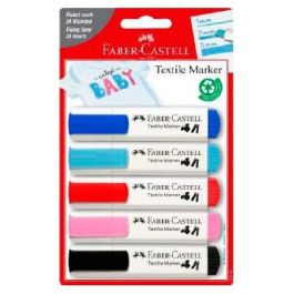 Faber castell marcador textil 5 unidades baby party colores surtidos blister Precio: 4.94999989. SKU: B1C6YJRGLY