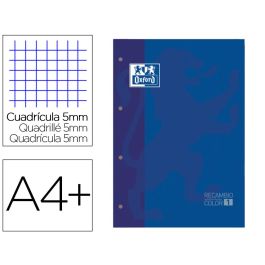 Recambio Color 1 Oxford Din A4+ 80 Hojas 90 gr Cuadro 5 mm 4 Taladros Color Azul Oscuro Precio: 7.865000254099999. SKU: B1DR68JCSQ