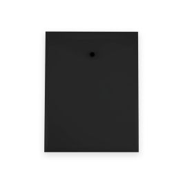 Carpeta Liderpapel Dossier Broche Polipropileno Din A4 Formato Vertical Con Fuelle Negro Opaco 10 unidades
