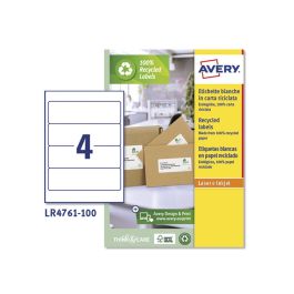 Etiqueta Adhesiva Avery Papel Blanco Reciclado Para Archivador 192x61 mm Laser Pack De 400 Etiquetas Precio: 50.58999957. SKU: B1DEAPAA4J