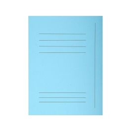 Exacompta Subcarpeta de Cartulina con 3 Solapas Din A4 Azul Claro 210 gr Impresa para Documentos y Archivo