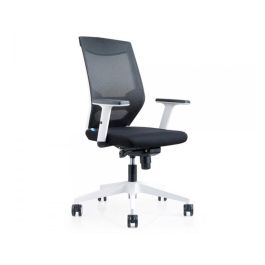 Silla Rocada De Oficina Con Brazos Regulables Y Respaldo Malla Negro Tapizada En Tela Ignifuga Negro Color Blanco Precio: 264.38499941919997. SKU: B1AVLW6RPN