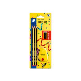 Lapices De Grafito Staedtler Noris N.2 Hb Blister Promocional 120 Anivers De 3 Unidades + Afilalapiz Con Deposito