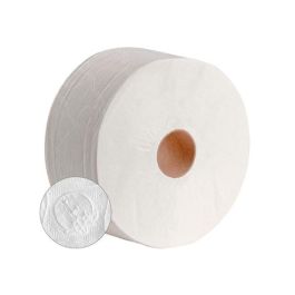 Papel Higienico Dahi Jumbo 2 Capas Celulosa Blanca 140 Mt Mandril 45 mm Pack De 18 Rollos