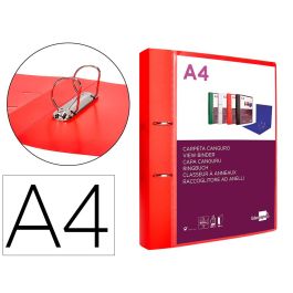 Carpeta Liderpapel Canguro 2 Anillas 40 mm Mixtas Polipropileno Din A4 Rojo Translicudo Precio: 4.2350000242. SKU: B1J9Y5V56R