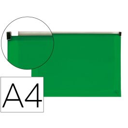 Carpeta Dossier Liderpapel A4 Cierre De Cremallera Verde Translucido 10 unidades Precio: 10.50000006. SKU: B18EKSXN5G