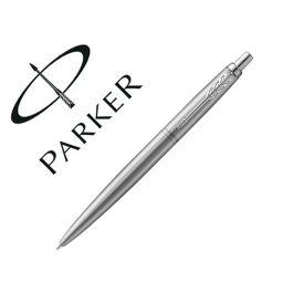 Boligrafo Parker Jotter XL Monocromo Acero Ct En Estuche