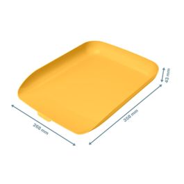 Bandeja Sobremesa Plastico Leitz Cosy Amarillo 268x126x358 mm