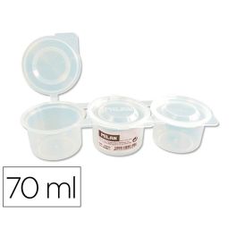 Vaso Para Mezcla Pinturas Milan Triple Con Tapa 70 mL Precio: 3.0250004356. SKU: B1JBV5VL76