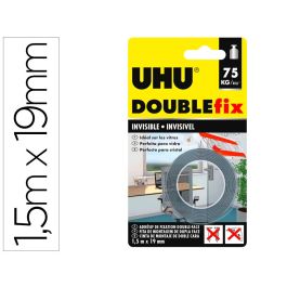 Cinta Adhesiva Uhu Doublefix Invisible Doble Cara Extra Fuerte 1,5 Mt X 19 mm Precio: 6.50000021. SKU: B1DSSEP396