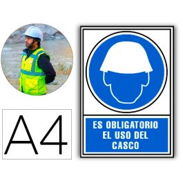 Pictograma Archivo 2000 Obligatorio Uso De Casco Pvc Azul Luminiscente 210x297 mm Precio: 3.50000002. SKU: B1JMTE5NCK