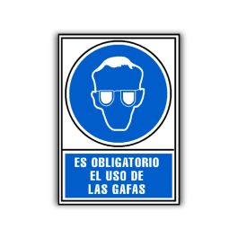 Pictograma Archivo 2000 Obligatorio Uso De Gafas Pvc Azul Luminiscente 210x297 mm Precio: 3.50000002. SKU: B1GABX88RN