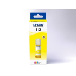 Epson Tinta Bote Amarillo Ecotank Et-5850, Et-5800, Et-16650, Et-16600, Et-5880, Et-5170 - Nº 113