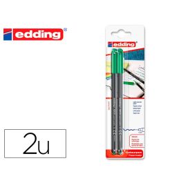 Edding Rotulador de fibra 1200 verde punta redonda 0.5 mm blister 2 unidades Precio: 1.98999988. SKU: B1ACLTSFVV