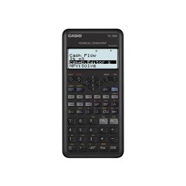 Calculadora Casio Fc-100 V Financiera 4 Lineas 10+2 Digitos Almacenamiento Flash Calculo De Ganancias Con Tapa