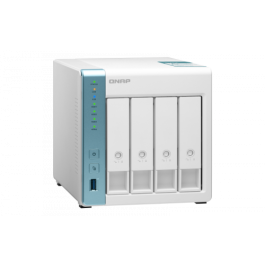 QNAP TS-431K servidor de almacenamiento NAS Torre Ethernet Blanco Alpine AL-214