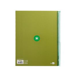 Cuaderno Espiral A4 Micro Antartik Tapa Forrada 80H 90 gr Cuadro 5 mm 1 Banda 4 Taladros Verde Precio: 5.50000055. SKU: B13KC5694L