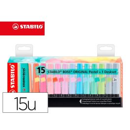 Stabilo Marcador Fluorescente Boss Original Colores Pastel Set Escritorio 15 Ud Precio: 17.544999891099998. SKU: B16XX9CSLZ