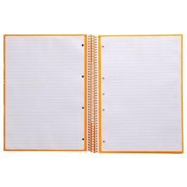 Cuaderno Espiral A4 Micro Antartik Tapa Forrada80H 90 gr Horizontal 1 Banda 4 Taladros Color Mostaza