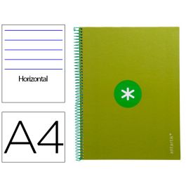 Cuaderno Espiral A4 Micro Antartik Tapa Forrada80H 90 gr Horizontal 1 Banda 4 Taladros Color Verde Precio: 5.50000055. SKU: B13BTCHPWC