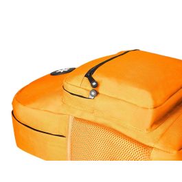 Cartera Antartik Mochila Con Asa Y Bolsillo Frontal Concremallera Color Mostaza 320x140x430 mm