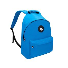 Cartera Antartik Mochila Con Asa Y Bolsillos Con Cremallera Color Azul 310x160x410 mm