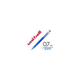 Rotulador Uni-Ball Roller Uf-222 Tinta Gel Borrable 0,7 mm Azul 12 unidades