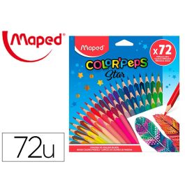 Maped Lápices De Colores Color´Peps Star C-Surtidos Estuche 72 Ud Precio: 11.49999972. SKU: B1A3SK2GQD