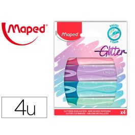 Rotulador Maped Fluorescente Peps Pastel Con Glitter Estuche De 4 Unidades Colores Surtidos Precio: 6.7899997. SKU: B17TN7JRSF