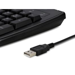 Kensington Teclado Cable Usb Lavable Membrana 105 Teclas Negro