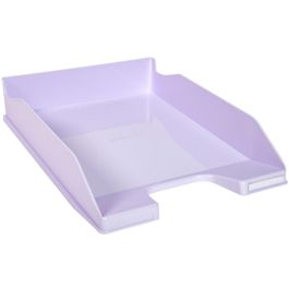 Bandeja Sobremesa Exacompta Plastico Aquarel Set De 4 Bandejas Combo Midi Colores Pastel 346x225X243 mm