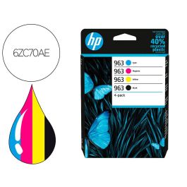 Hp Tinta Bk, C, M, Y, Officejet Pro 9000 Series - Nº 963 *Pack De 4*