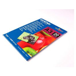 Papel Fotográfico Mate Glossy Premium A3 Brother BP71GA3