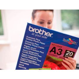 Papel Fotográfico Mate Glossy Premium A3 Brother BP71GA3