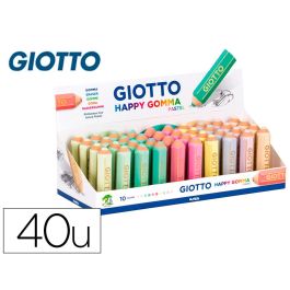 Goma De Borrar Giotto Happy Gomma Pastel Forma De Lapiz 40 unidades Precio: 37.50000056. SKU: B1G9TV2HLL