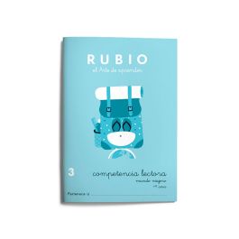 Rubio Cuaderno Competencia Lectora 3 Precio: 1.69. SKU: B12ADTS55N