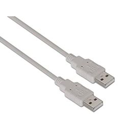 Cable Usb Nanocable 2.0 Tipo A-M-A-M Color Gris Longitud 1 M