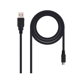 Cable Usb Nanocable 2.0 Tipo A-M-Micro Usb B-M Color Negro Longitud 0,8 M