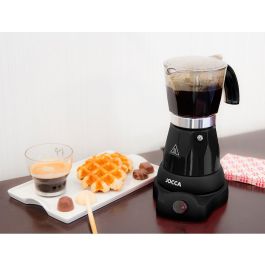 Cafetera Jocca Italiana Electrica Capacidad 6 Tazas Jarra Transparente Sin Cables 220-240 V Color Negro